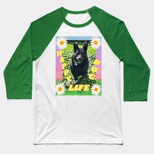 Happy Dog Life Baseball T-Shirt